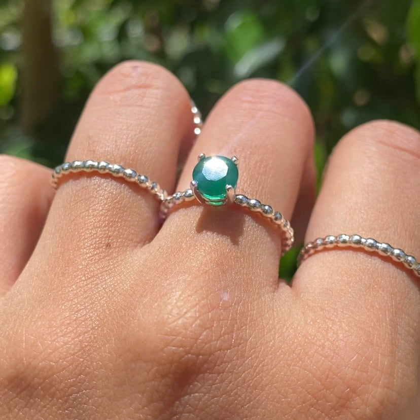Halo Ring • Sterling Silver
