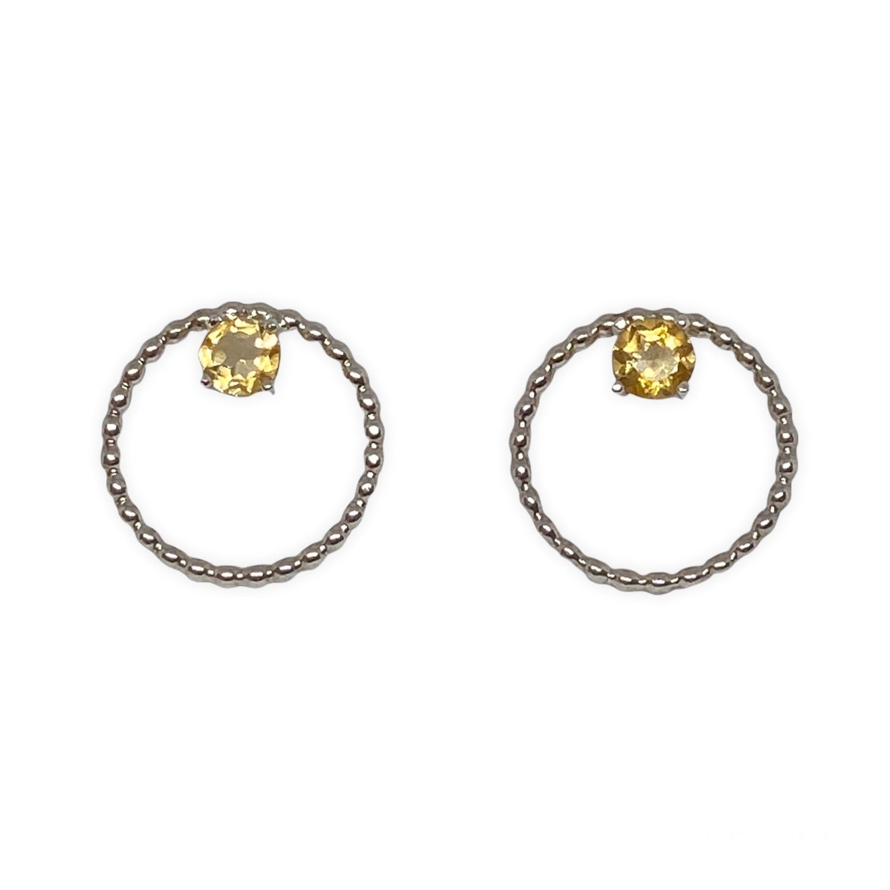 Halo Earrings • Sterling Silver
